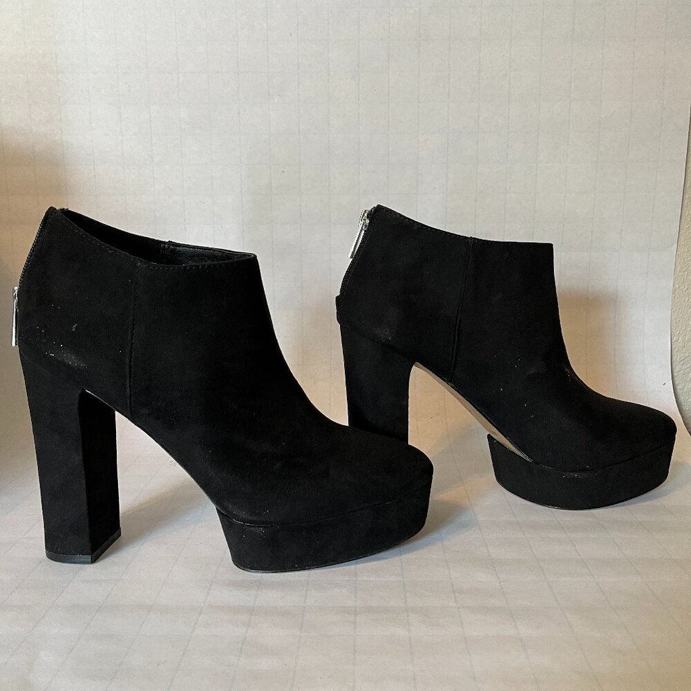 Jessica Simpson black platform booties size 8.5